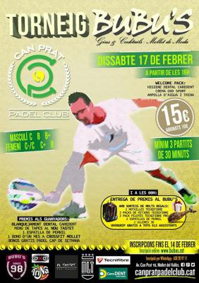 poster del torneo TORNEIG BUBU’S