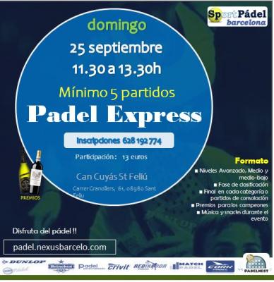poster del torneo EXPRESS NEXUS PUNTO DE ORO