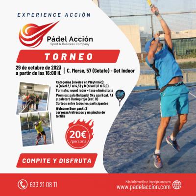 poster del torneo EXPERIENCE ACCIÓN