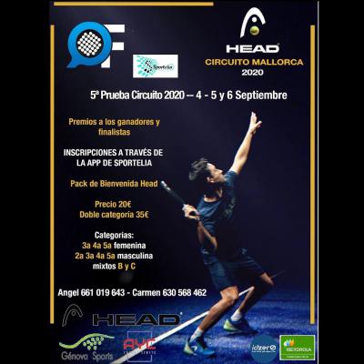 poster del torneo 5ª PRUEBA CIRCUITO 2020