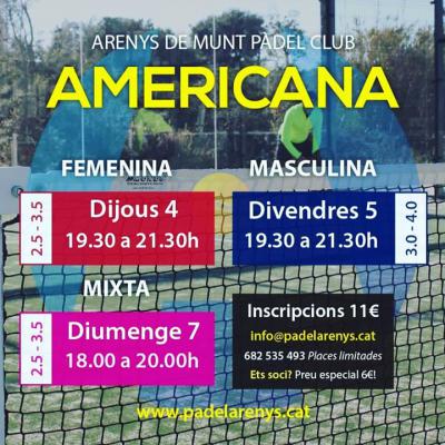 poster del torneo AMERICANA