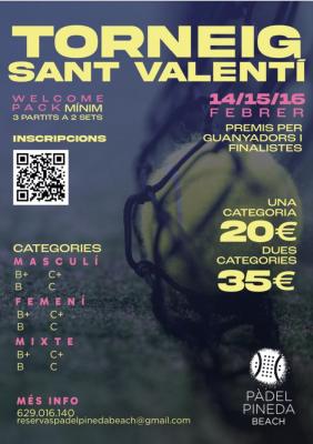 poster torneo TORNEO SANT VELENTÍN