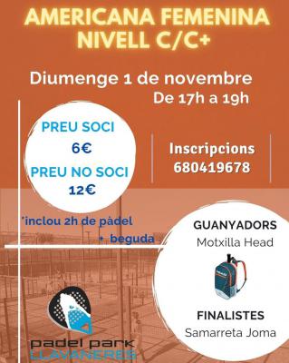 poster del torneo AMERICANA FEMENINA