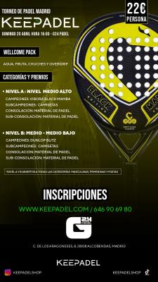 poster del torneo KEEPADEL & G24 PADEL