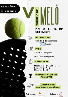 poster torneo V TORNEIG DEL MELÓ