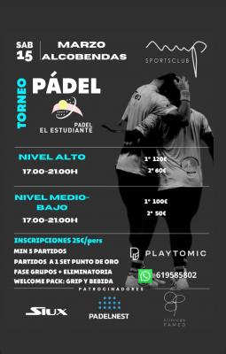 poster torneo MP PADEL