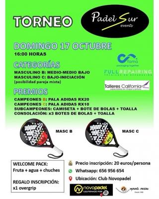 poster del torneo TORNEO PADEL SUR EVENTS