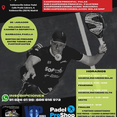 poster del torneo TORNEO DE PADEL
