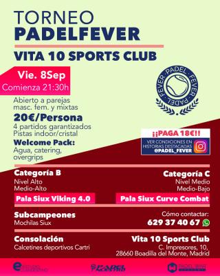 poster del torneo ¡ÚLTIMAS PLAZAS! - ABIERTO A PAREJAS MASCULINAS, FEMENINAS Y MIXTAS