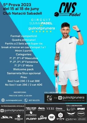 poster del torneo 5ª PROVA 2023