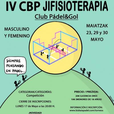 poster torneo IV CBP JIFISIOTERAPIA