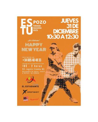 poster del torneo ES TU POZO HAPPY NEW YEAR