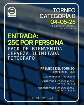 poster del torneo TORNEO FULLPADEL