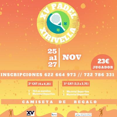 poster del torneo TORNEO PADEL TREBOL