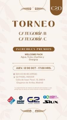 poster del torneo TORNEO OLYMPIC PADEL