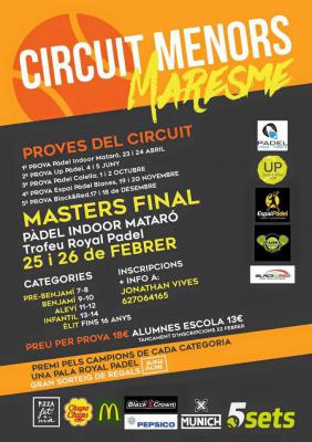 poster del torneo CIRCUIT MENORS MARESME