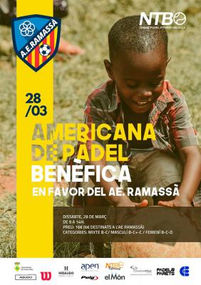 poster del torneo AMERICANA BENÈFICA A.E. RAMASSÀ
