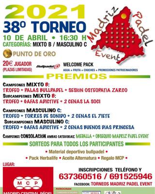 poster del torneo 38º TORNEO