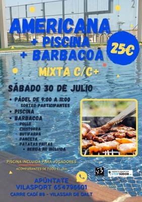 poster del torneo AMERICANA BARBACOA + PISCINA