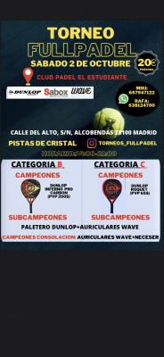poster del torneo FULLPADEL