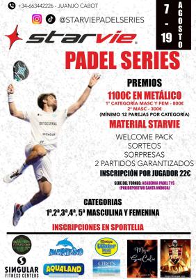 poster torneo TORNEO STARVIE PADEL SERIES