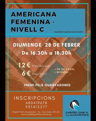 poster del torneo AMERICANA FEMENINA