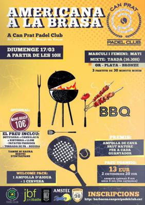 poster del torneo AMERICANA A LA BRASA