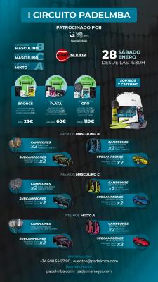 poster del torneo TORNEO PADELMBA BY GES SEGUROS - EUROINDOOR