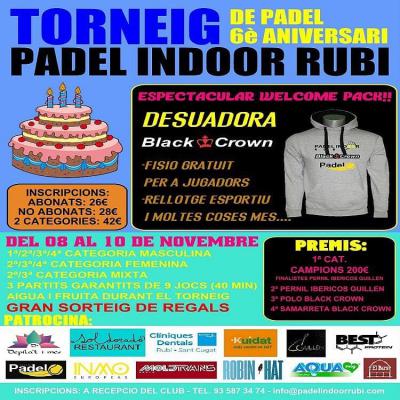 poster del torneo TORNEIG 6É ANIVERSARI