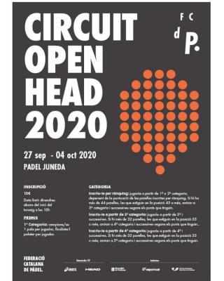 poster torneo CIRCUIT OPEN HEAD 2020