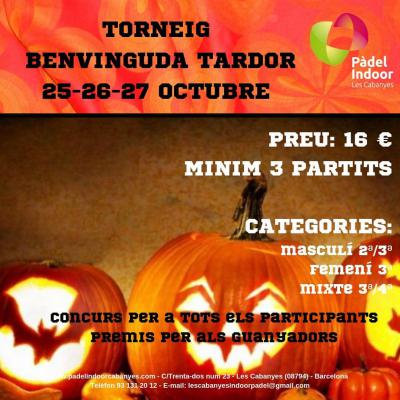 poster del torneo TORNEIG BENVINGUDA TARDOR