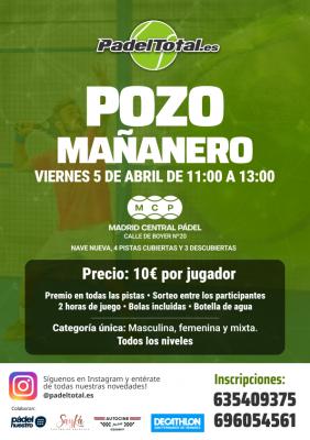 poster del torneo POZO MAÑANERO