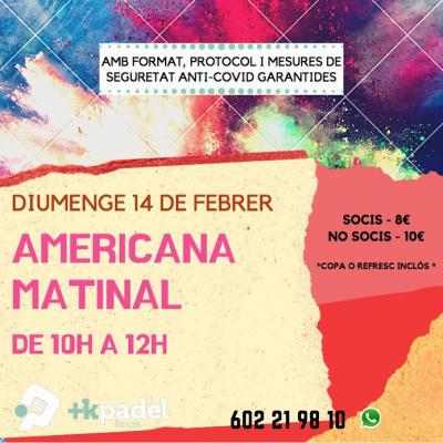 poster del torneo AMERICANA MATINAL