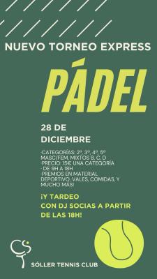 poster torneo TORNEO EXPRESS NAVIDAD