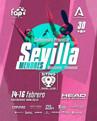 poster del torneo CAMPEONATO PROVINCIAL MENORES SEVILLA 30*