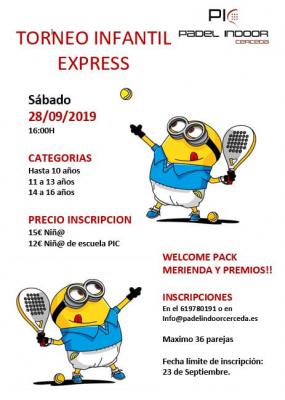 poster del torneo TORNEO INFANTIL EXPRESS