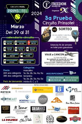 poster del torneo 3A PRUEBA CIRCUITO PRINSOTEL