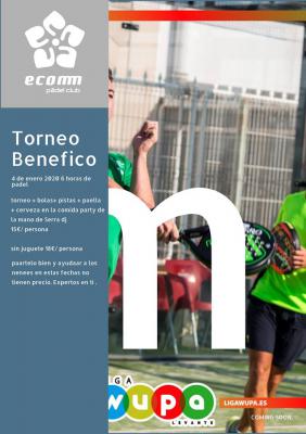 poster del torneo TORNEO BENÉFICO ASPANION