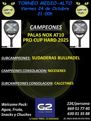 poster del torneo SHOWTIMEPADEL