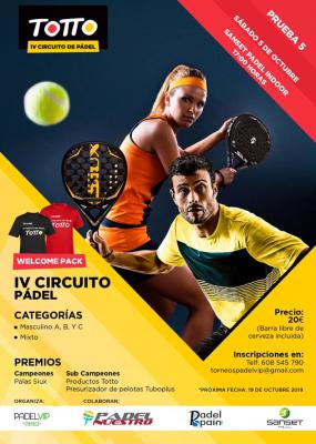 poster del torneo 5ª PRUEBA DEL IV CIRCUITO TOTTO