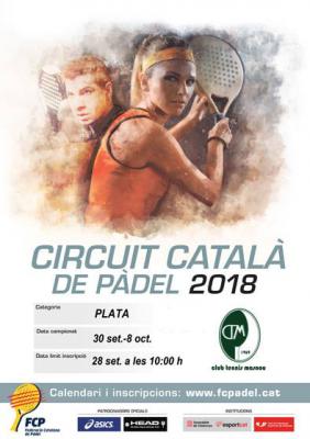 poster del torneo CIRCUIT CATALÀ 2018 PLATA