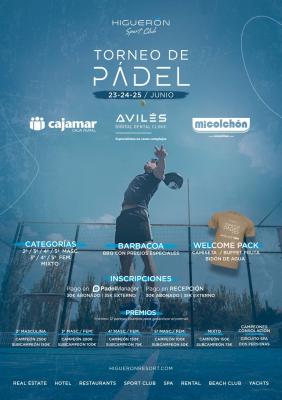 poster del torneo TORNEO PADEL HIGUERÓN RESORT