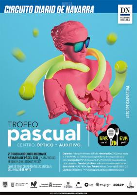 poster del torneo 2ª PRUEBA CIRCUITO DIARIO DE NAVARRA – TROFEO CENTRO ÓPTICO Y AUDITIVO PASCUAL