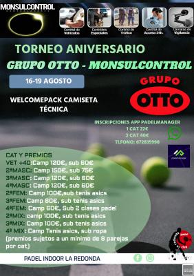 poster torneo TORNEO ANIVERSARIO GRUPO OTTO-MONSULCONTROL