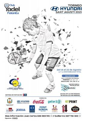 poster torneo TORNEO HYUNDAI SANT AGUSTÍ 2021