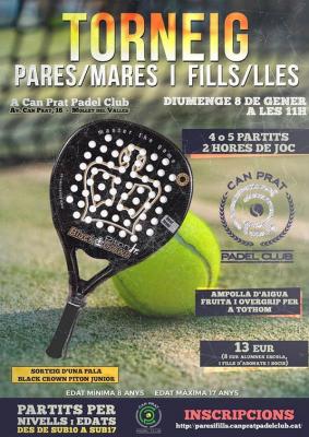 poster del torneo TORNEIG PARES/ MARES I FILLS/ LLES