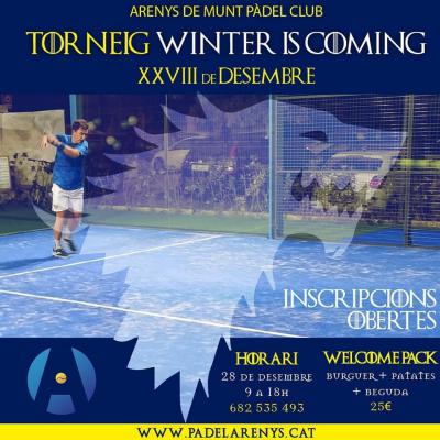 poster del torneo TORNEIG WINTER IS COMING