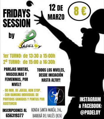poster del torneo FRIDAY SESSION
