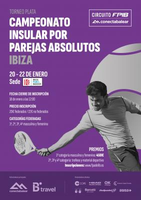 poster del torneo CTO. INSULAR DE IBIZA POR PAREJAS - (PLATA)