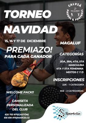poster torneo TORNEO DEL JAMÓN DE NAVIDAD MAGALUF